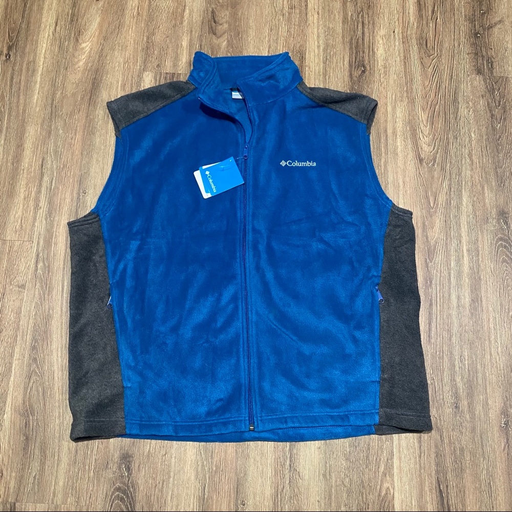 NWT Columbia Two-Tone Fleece Vest XXL